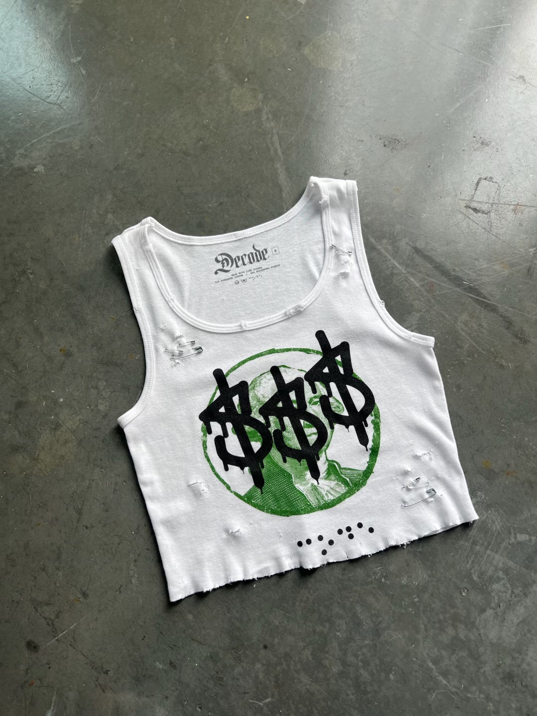 BillsOverBoys Distressed Graffiti Tank